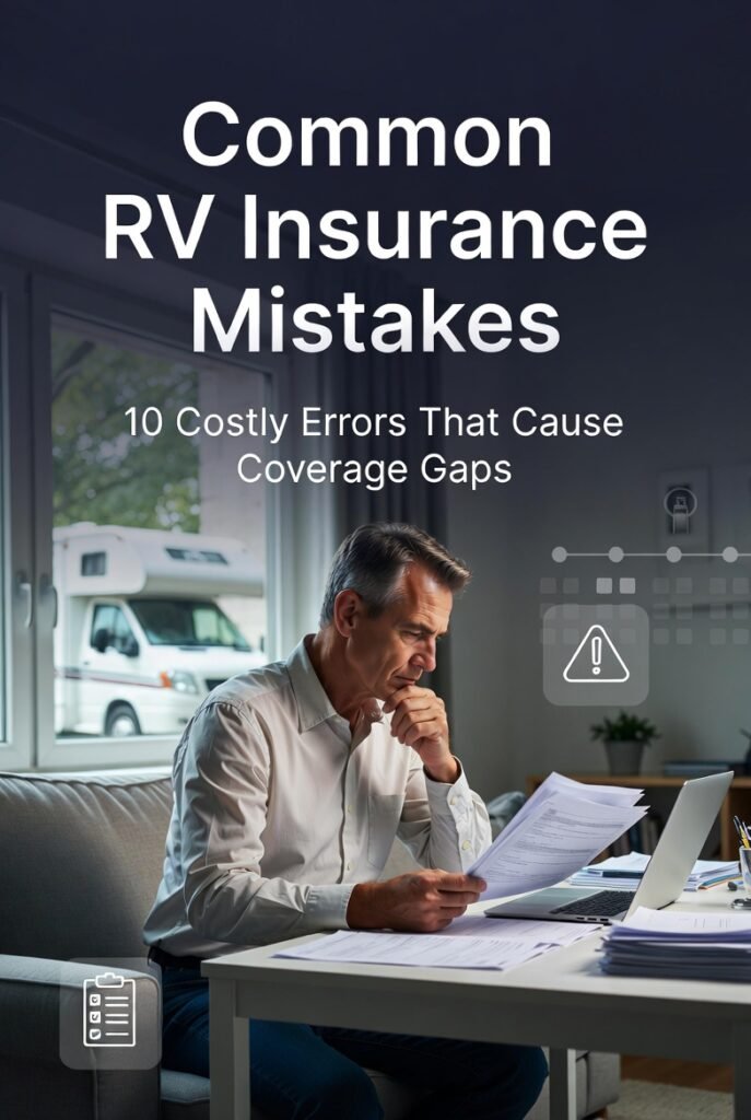 Common RV Insurance Mistakes: 10 Costly Errors That Cause Coverage Gaps and Denied Claims Common RV Insurance Mistakes: